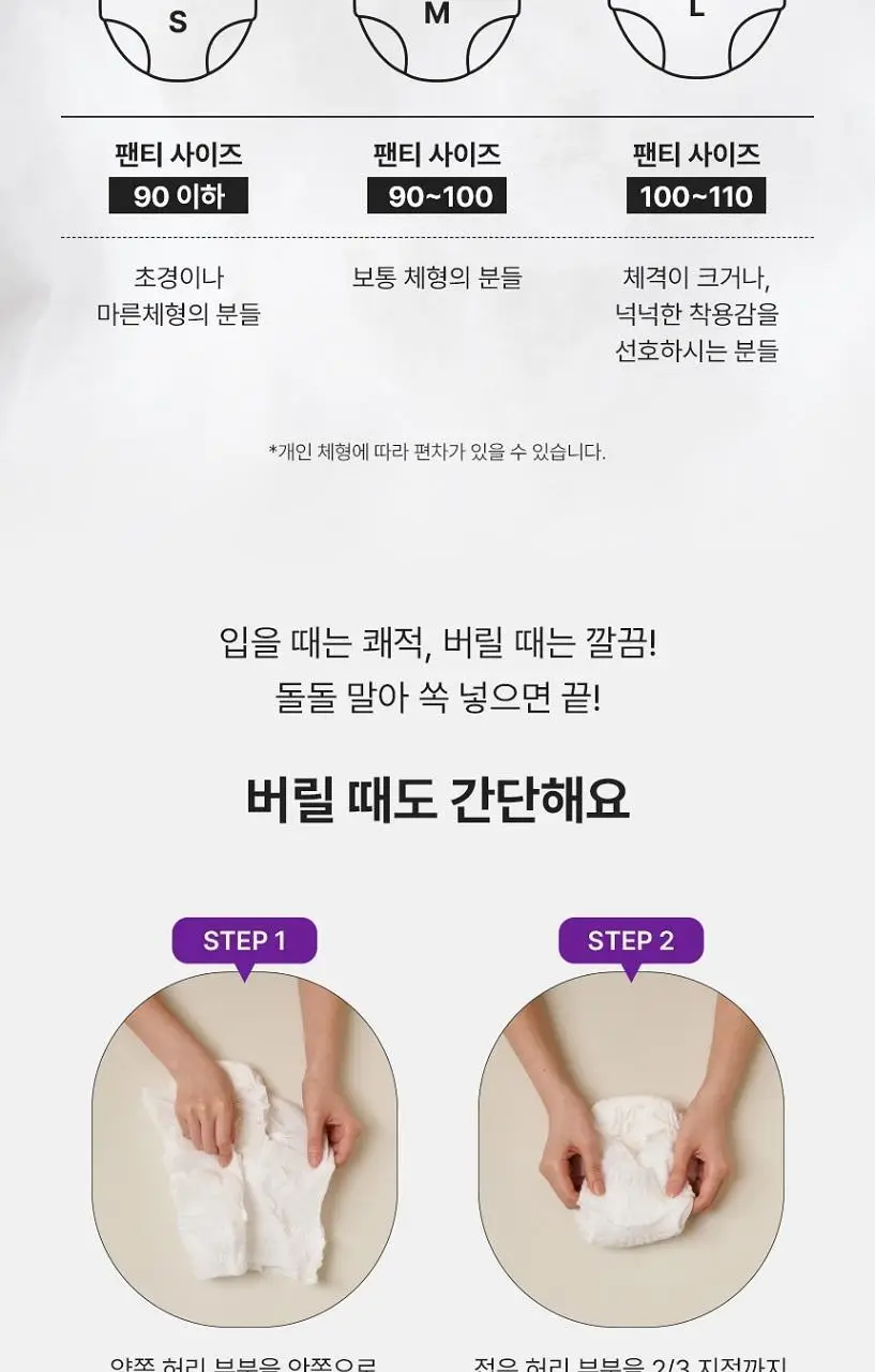 [2025 어워즈] 좋은느낌 오리지널 입는오버나이트 (S/M/L, 대용량) 상세페이지 17